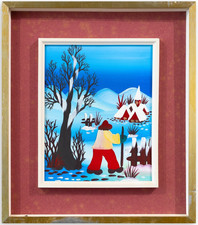 Dipinto NAIF "Paesaggio