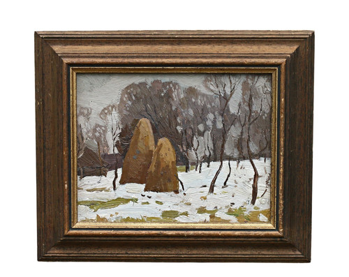 Dipinto olio cartone - dipinto,