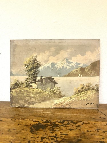 Quadro olio paesaggio - quadro,