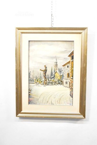 Quadro dipinto silvano menon - dipinto,