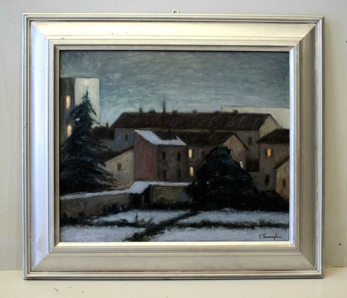 Antico dipinto olio - antico, giulio