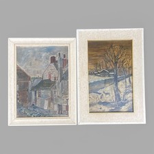 Paesaggi invernali dipinti su