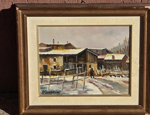 Contatin dipinto paesaggio - contatin,