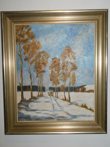 Dipinto olio paesaggio - ad,