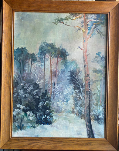 Dipinto olio firmato - ad,