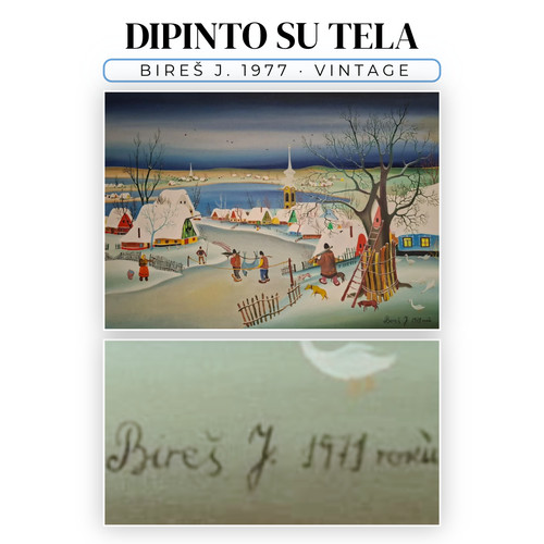 Juraj bireš dipinto naif - bireš,