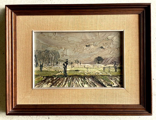 Quadro dipinto olio - quadro,