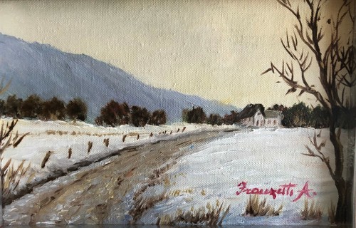 Quadro olio tela - olio,